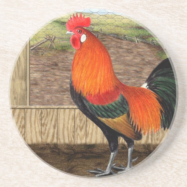 Hen House Hero Coaster (Front)