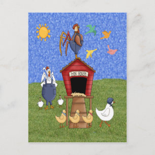Hen House Postcard
