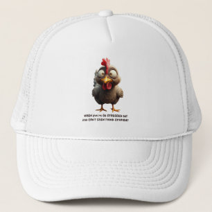 Hen in a flap trucker hat