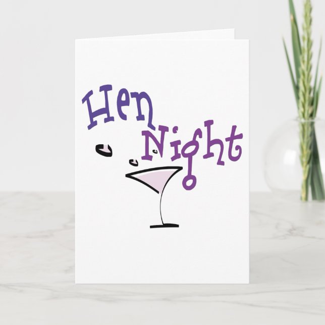 Hen Night Card (Front)
