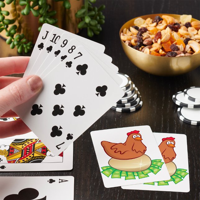 Hen On A Golden Egg Playing Cards (Creator Uploaded)