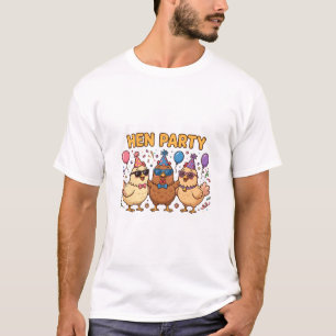 HEN PARTY Funny Chicken T-Shirt