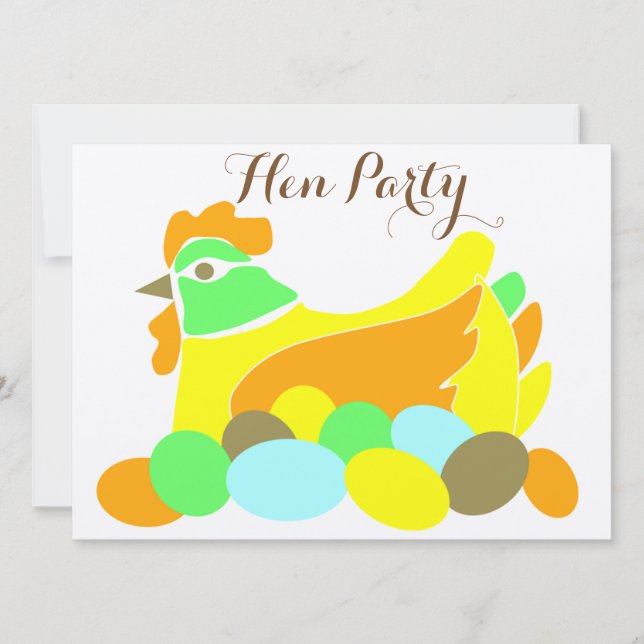 Hen Party Invitation (Front)