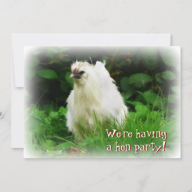 Hen Party! Invite for bachelorette celebration (Front)