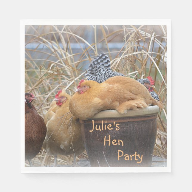 Hen Party Napkin (Front)