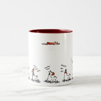 Hen Two-Tone Coffee Mug