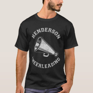 Henderson Cheer Distressed Retro 90's Cheerleader T-Shirt
