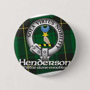 Henderson Clan 6 Cm Round Badge