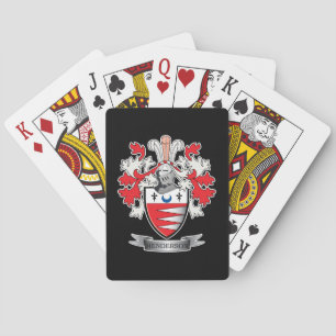 Henderson Family Crest Coat of Arms Playing Cards