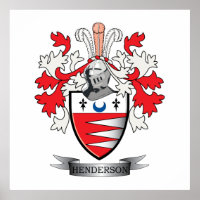 Henderson Family Crest Coat of Arms