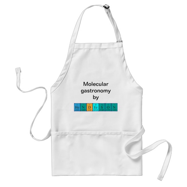 Henderson periodic table name apron (Front)