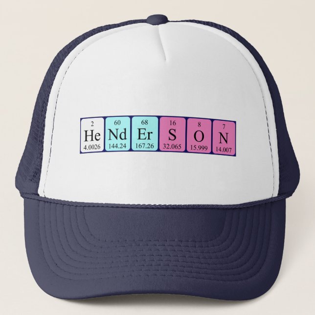 Henderson periodic table name hat (Front)
