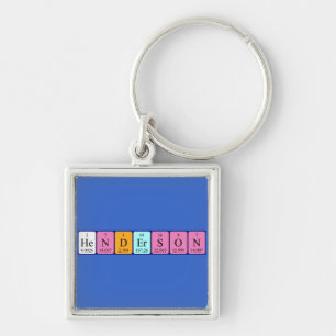 Henderson periodic table name keyring