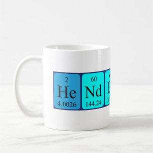 Henderson periodic table name mug