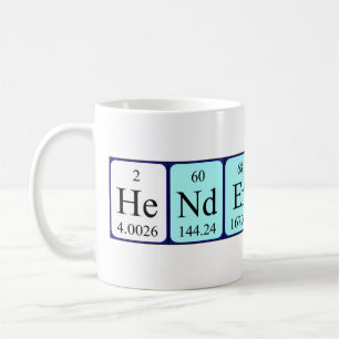 Henderson periodic table name mug