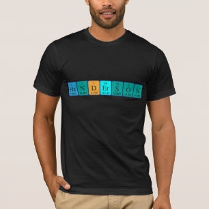 Henderson periodic table name shirt