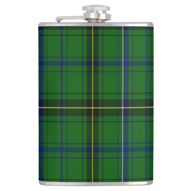 Henderson Scottish Tartan Hip Flask (Front)