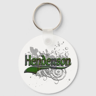 Henderson Tartan Grunge Key Ring