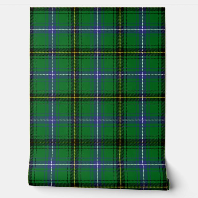 Henderson Tartan Plaid Scottish Clan Wallpaper (Unrolling)