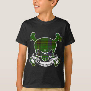 Henderson Tartan Skull T-Shirt