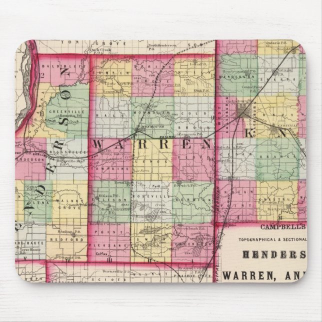 Henderson, Warren, Knox counties Mouse Pad (Front)