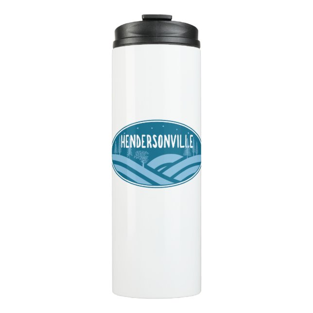 Hendersonville North Carolina Outdoors Thermal Tumbler (Front)