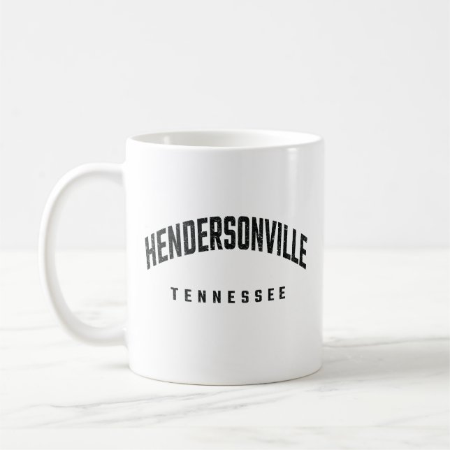Hendersonville Tennessee TN Coffee Mug (Left)