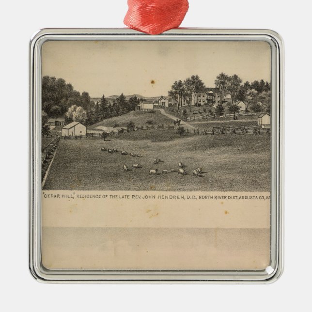 Hendren residences metal tree decoration (Front)