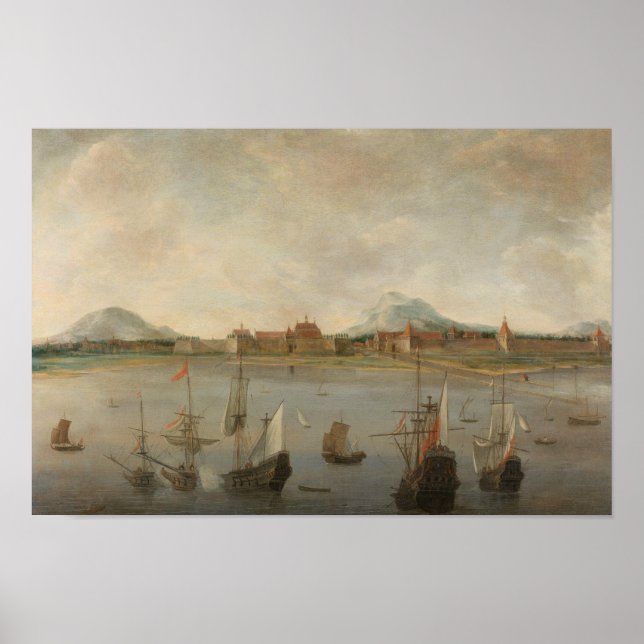 Hendrick Dubbels - View of Batavia Poster (Front)