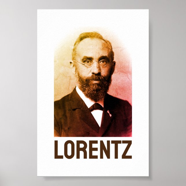 Hendrik Lorentz Poster (Front)