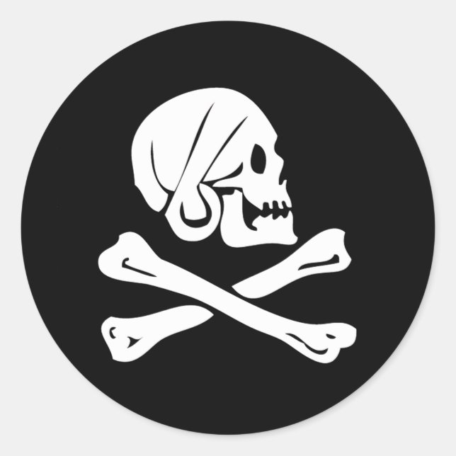 Henery Every-White Classic Round Sticker (Front)