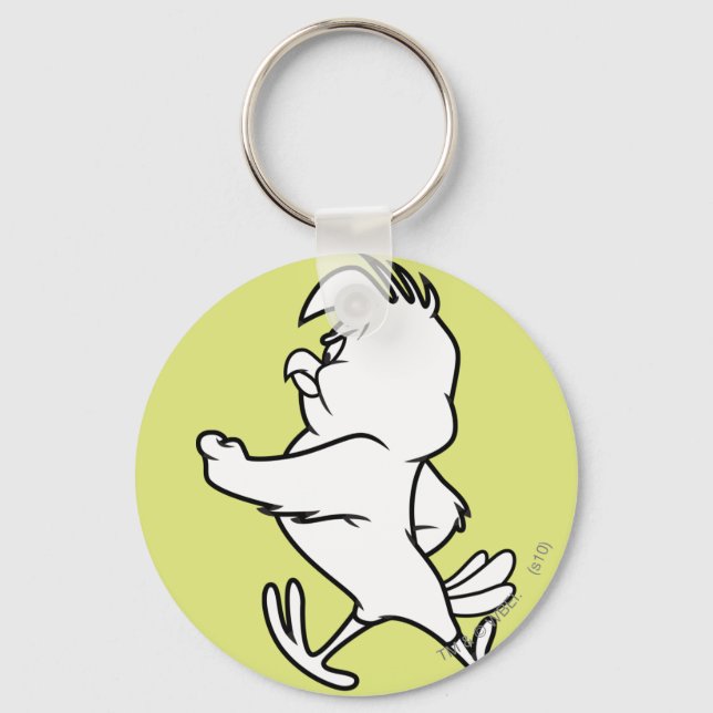 Henery Hawk Walking Key Ring (Front)