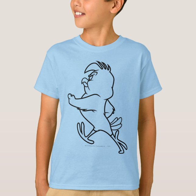 Henery Hawk Walking T-Shirt (Front)