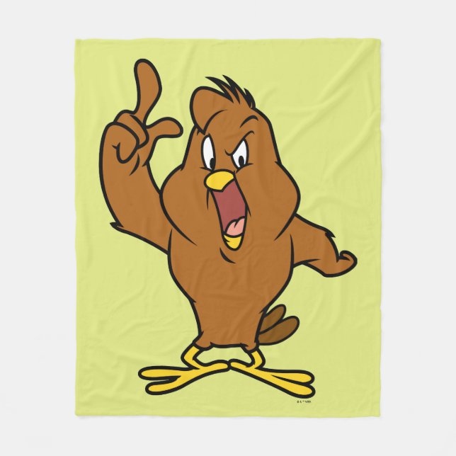 Henery Hawk Yelling Fleece Blanket (Front)