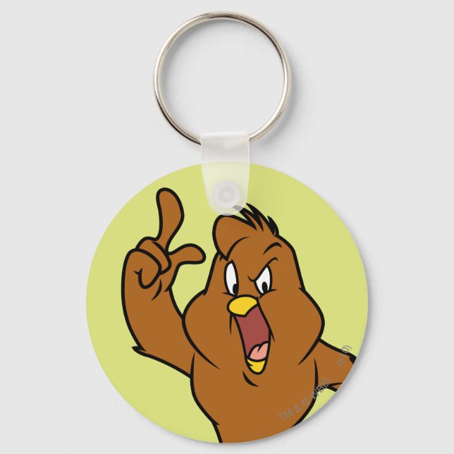 Henery Hawk Yelling Key Ring (Front)