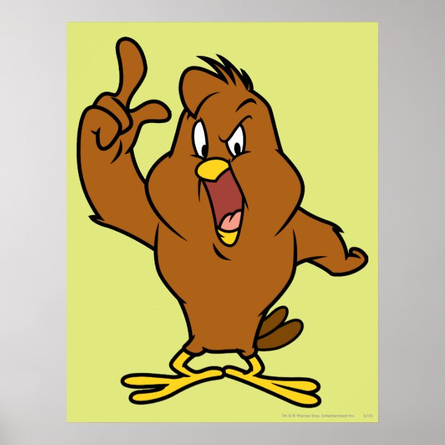 Henery Hawk Yelling Poster (Front)