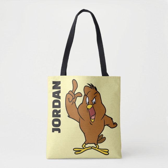Henery Hawk Yelling Tote Bag (Front)