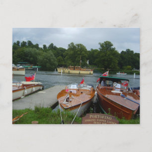 Henley on Thames, Classic Motorboats 1 Postcard