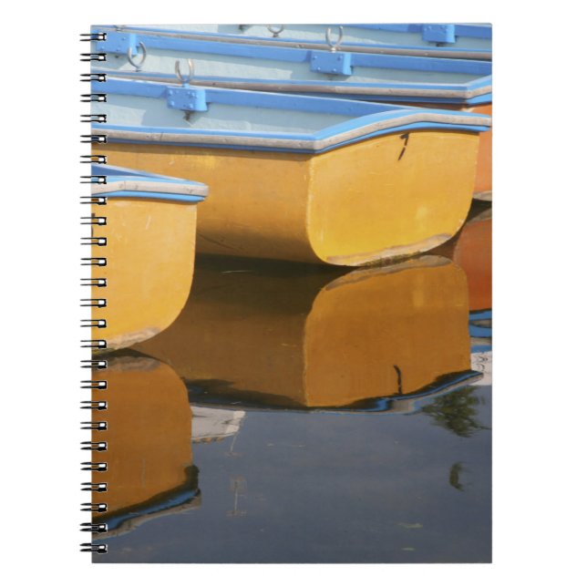 Henley-on-Thames row boats on the Thames River, Notebook (Front)