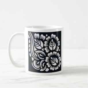henna art coffee mug