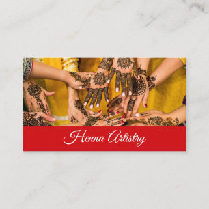 Henna Artistry Business Card