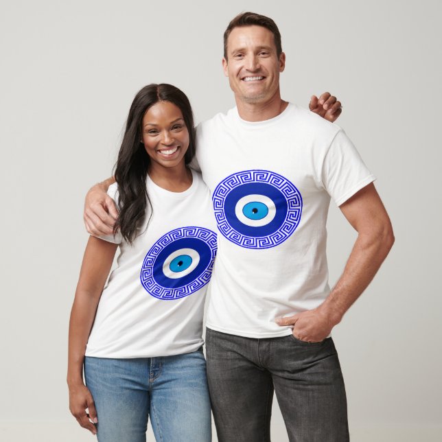 Henna Blue Evil eye Luck T-shirt (Unisex)