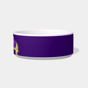 Henna Elephant (Yellow/Purple) Bowl