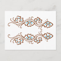 Henna Flower Chain
