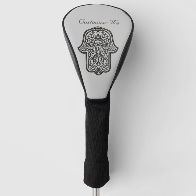 Henna Hand of Hamsa (Original) Golf Head Cover (Front)