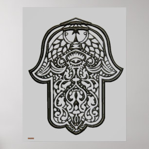 Henna Hand of Hamsa (Original) Poster