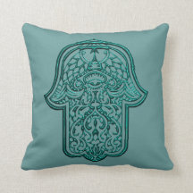 Henna Hand of Hamsa (Teal)