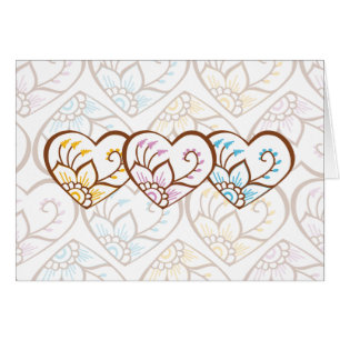 Henna Heart Card