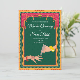 Henna invitations & Mehendi invites Mehndi Party