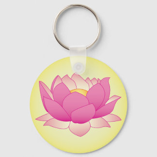 Henna Lotus Key Ring